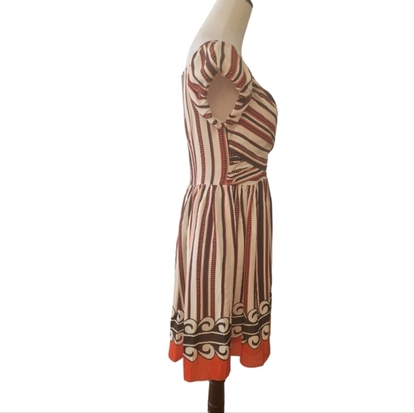 NWT Anna Sui for Target Graphic Print Silk Dress Size Small - Picture 4 of 5